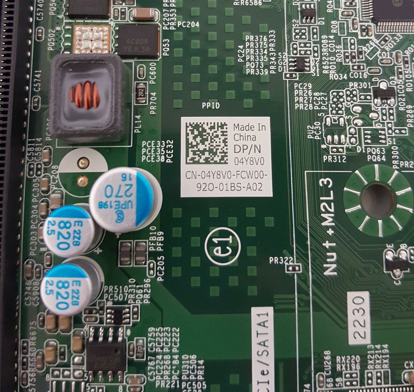 Dell OptiPlex 3060 Socket LGA1151 DDR4 Motherboard 04Y8V0 4Y8V0