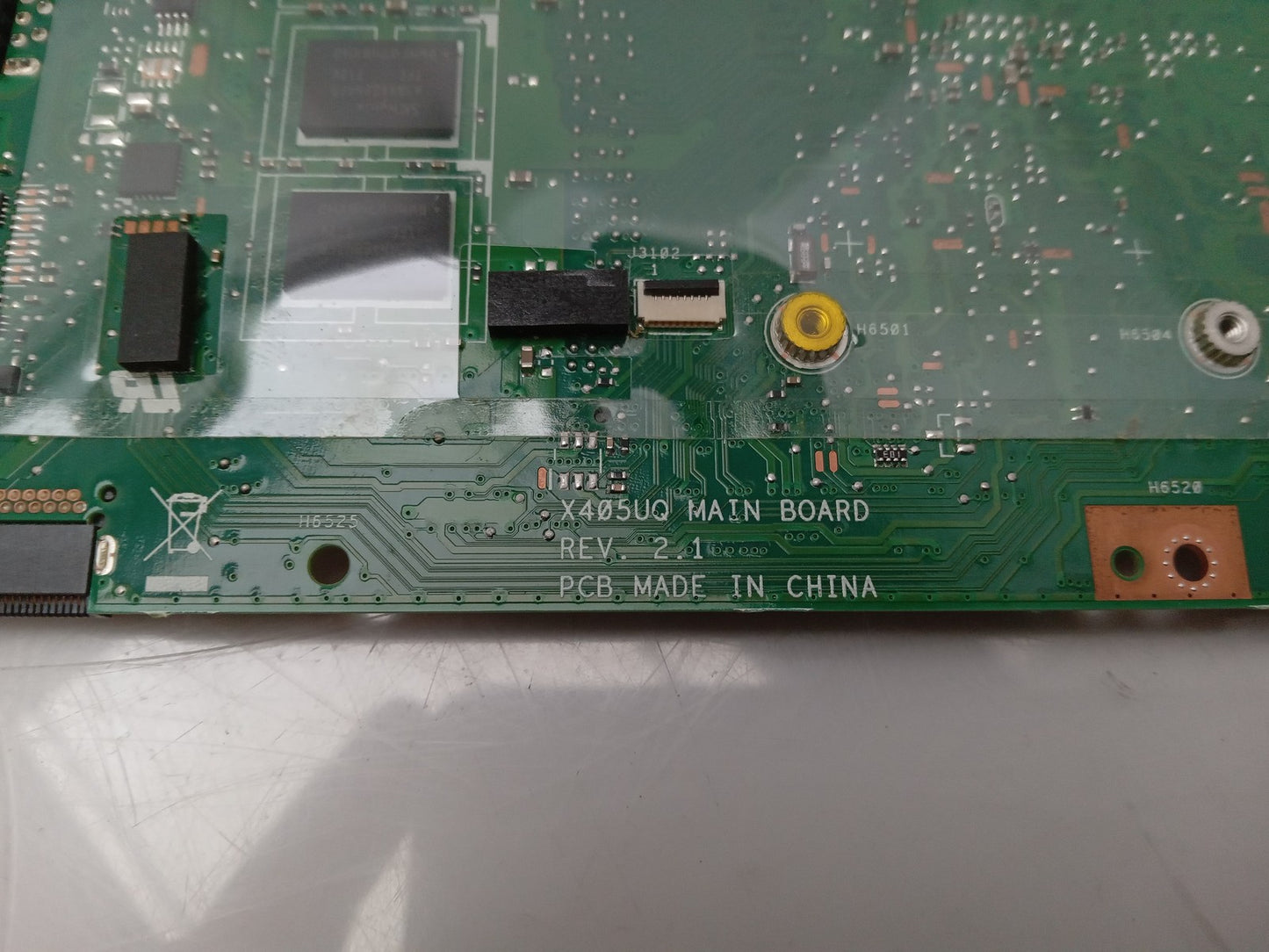 ASUS X405UQ Laptop Motherboard With i3-7100U 2.40 GHz CPU DDR4