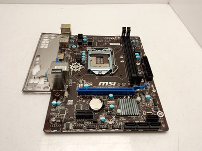 MSI H81M-E33 Socket LGA1150 Micro ATX Motherboard With I/O Shield