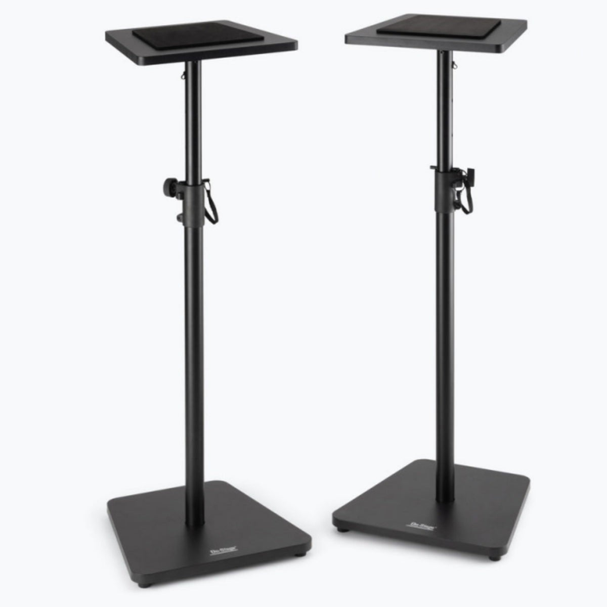 On-Stage SMS7500B Wood Monitor Stands Pair ~ Black