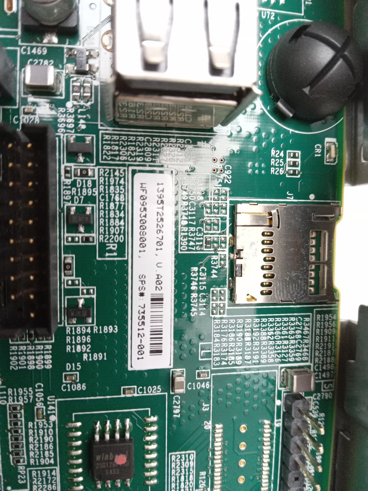 HP ProLiant DL580 Gen8 System Peripheral Interface Board 735512-001 752433-001