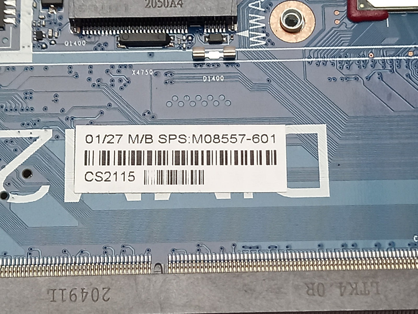 HP EliteBook 840 G7 Laptop Motherboard with i5-10210U 1.60 GHz DDR4 M08557-601