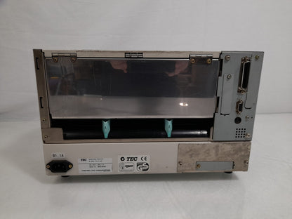 TEC B-852-TS12-QP Parallel & Serial Wide Industrial Label Printer Missing Holder