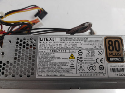 LiteOn PS-5221-9AB 220W Desktop PC Computer Power Supply Unit