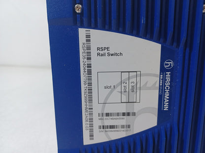 Hirschmann RSPE35 Industrial Power Enhanced Ethernet Rail Switch