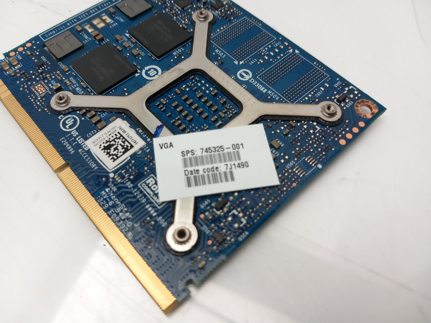 HP ZBook 15 1GB Video Graphics Card Nvidia K610M N15M-Q2-B-A1 745325-001