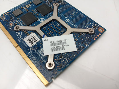 HP ZBook 15 1GB Video Graphics Card Nvidia K610M N15M-Q2-B-A1 745325-001