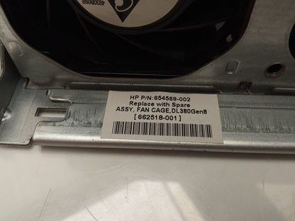 HP DL380 G8 Server Chassis Cooling Fans and Enclosure 654569-002 654577-003