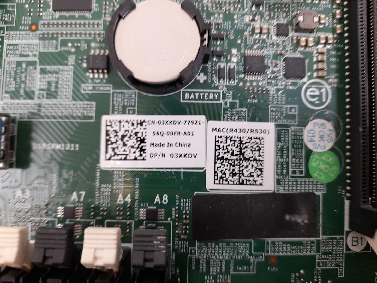 Dell PowerEdge R430 Dual Socket LGA2011 DDR4 Server Motherboard 03XKDV 3XKDV