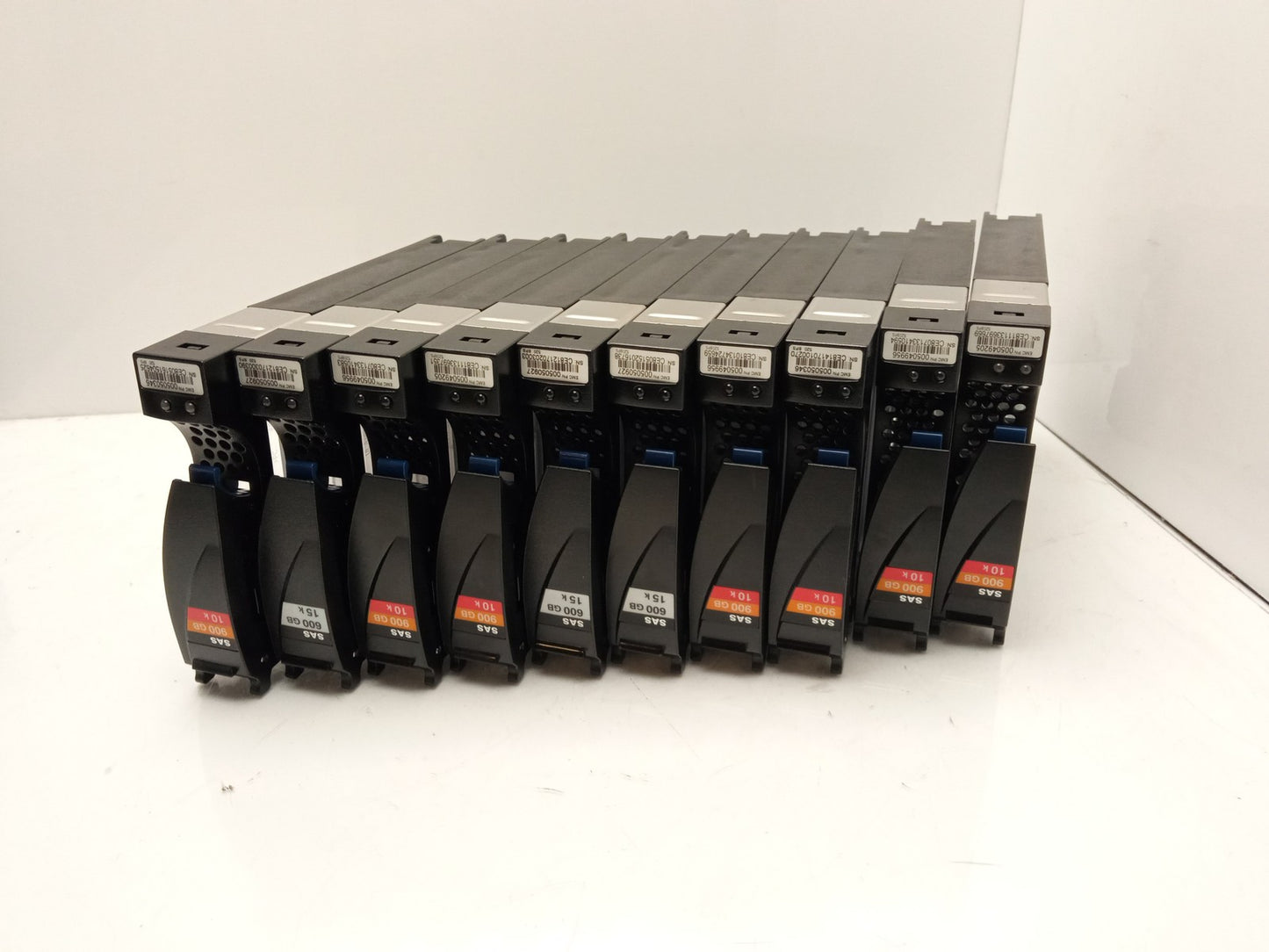 10x EMC 100-563-718 3.5" to 2.5" SAS/SATA HDD Hybrid Tray Fibre Optic Interposer