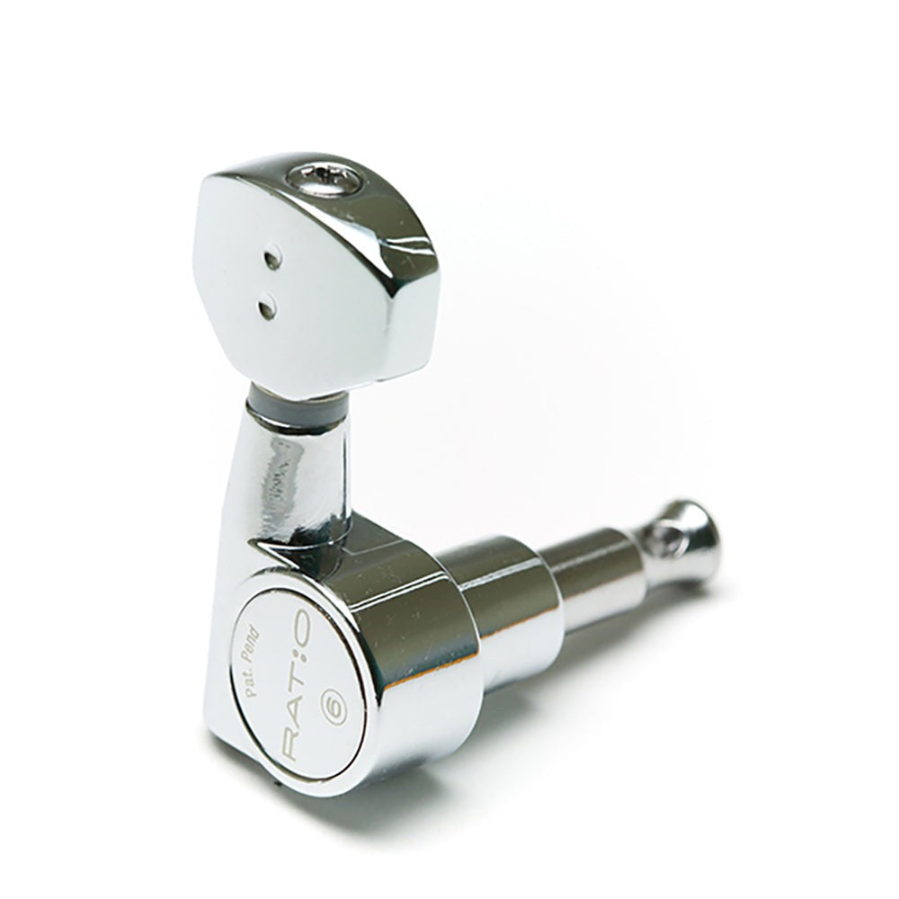 GraphTech PRN-2721-C0 RATIO Electric Guitar Machine Heads Chrome