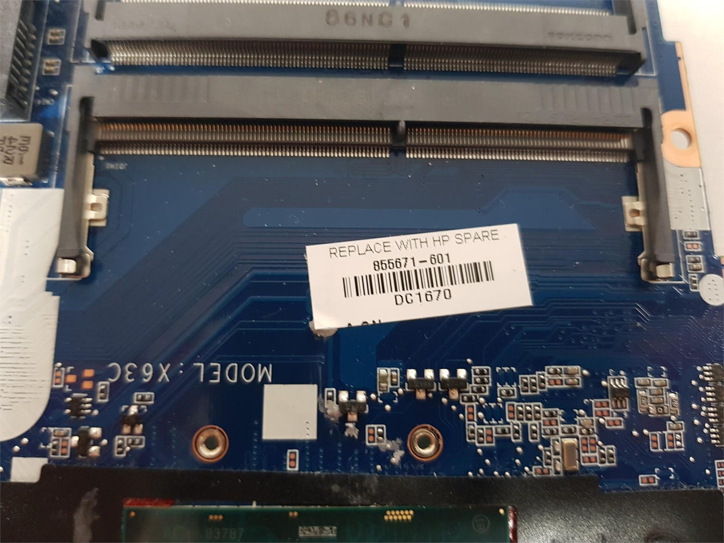 HP ProBook 450 Laptop Motherboard With i3-6100U 2.30 GHz CPU 855671-601