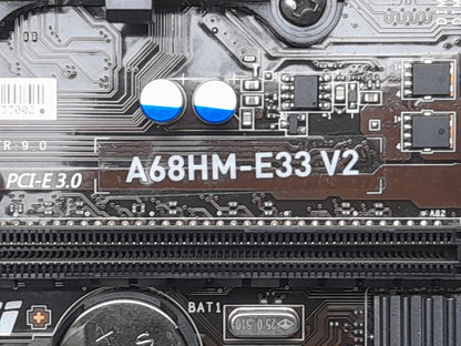 MSI A68HM-E33 V2 Socket FM2b DDR3 Motherboard With I/O Shield