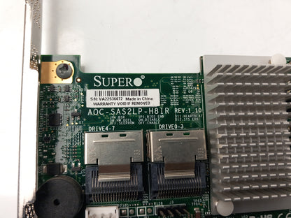 SuperMicro 6Gb/s SAS PCIe x8 RAID Controller Card AOC-SAS2LP-H8IR