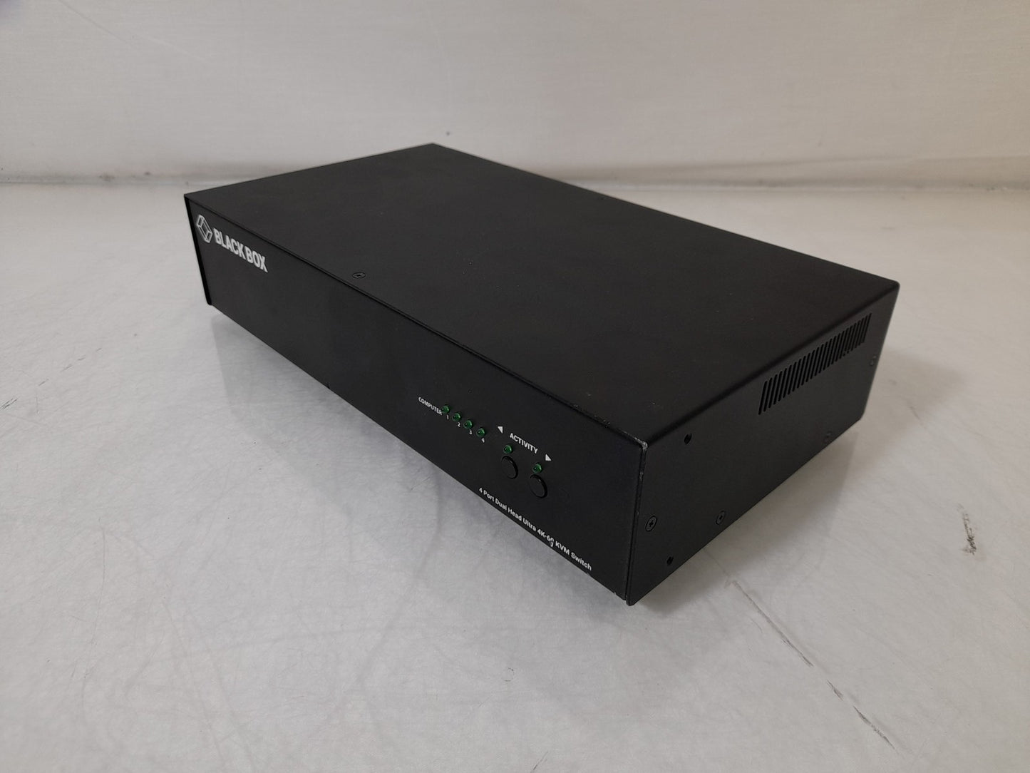 BlackBox HD6224A 4K60 4 Port HDMI Dual-Monitor KVM Switch - With Power Supply