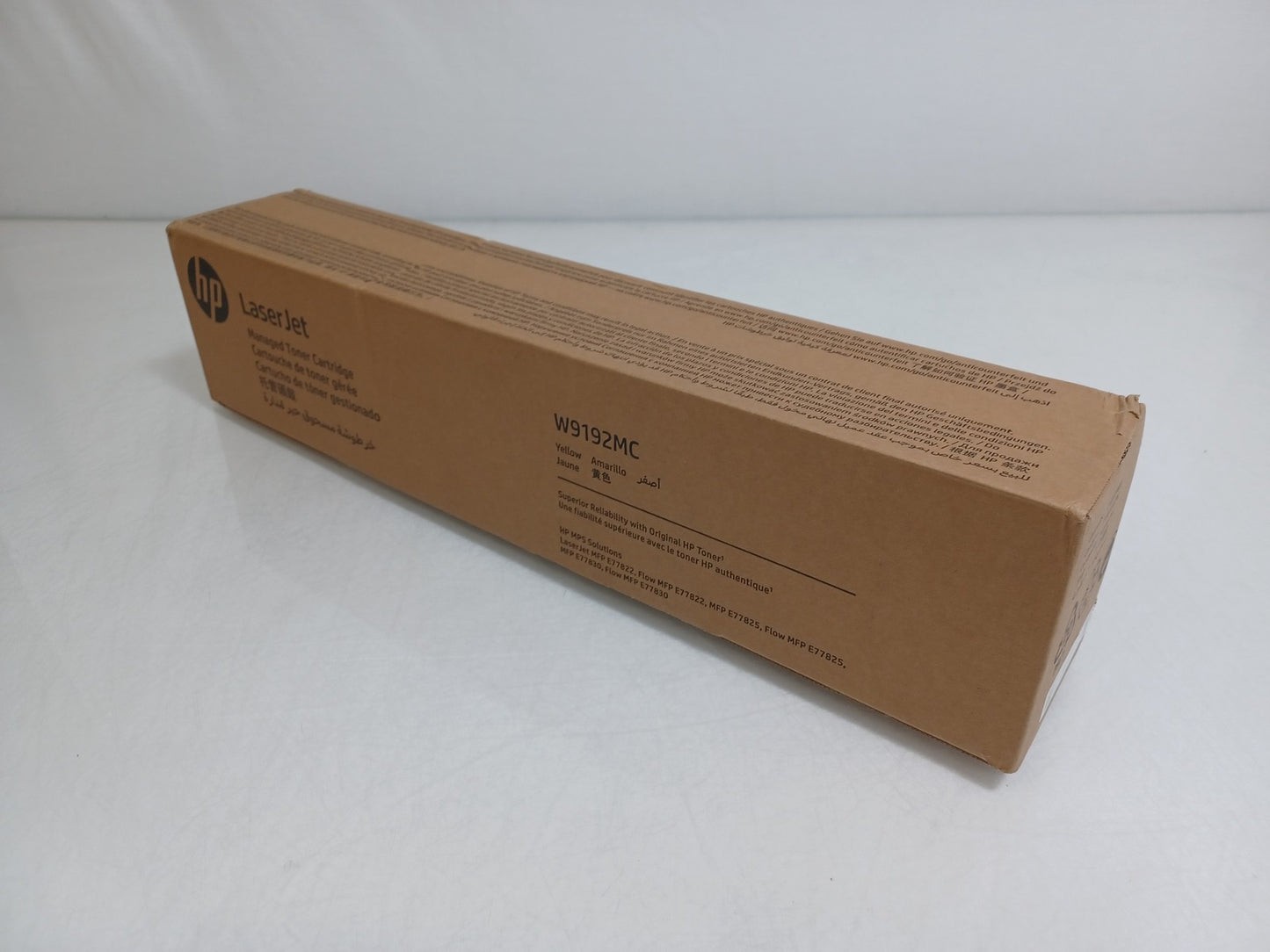 Genuine HP W9192MC LaserJet Managed Yellow Toner Cartridge - Damaged Box