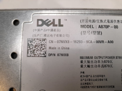 Dell PowerEdge R710 870W Server Power Supply Unit 07NVX8 7NVX8
