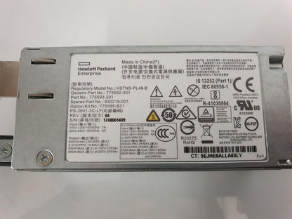 HP ProLiant DL120 G9 900W Server Power Supply Unit 775593-201 830219-001