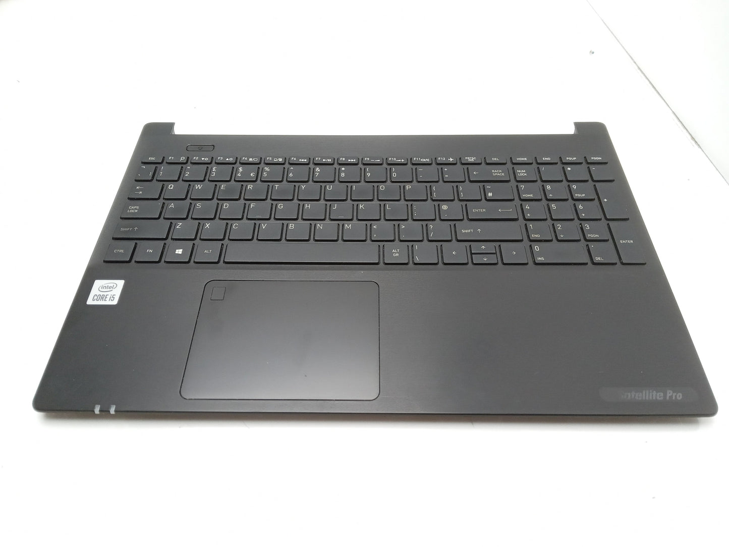 Dynabook L50-G-132 Keyboard Touchpad Fingerprint Scanner Palmrest Assembly