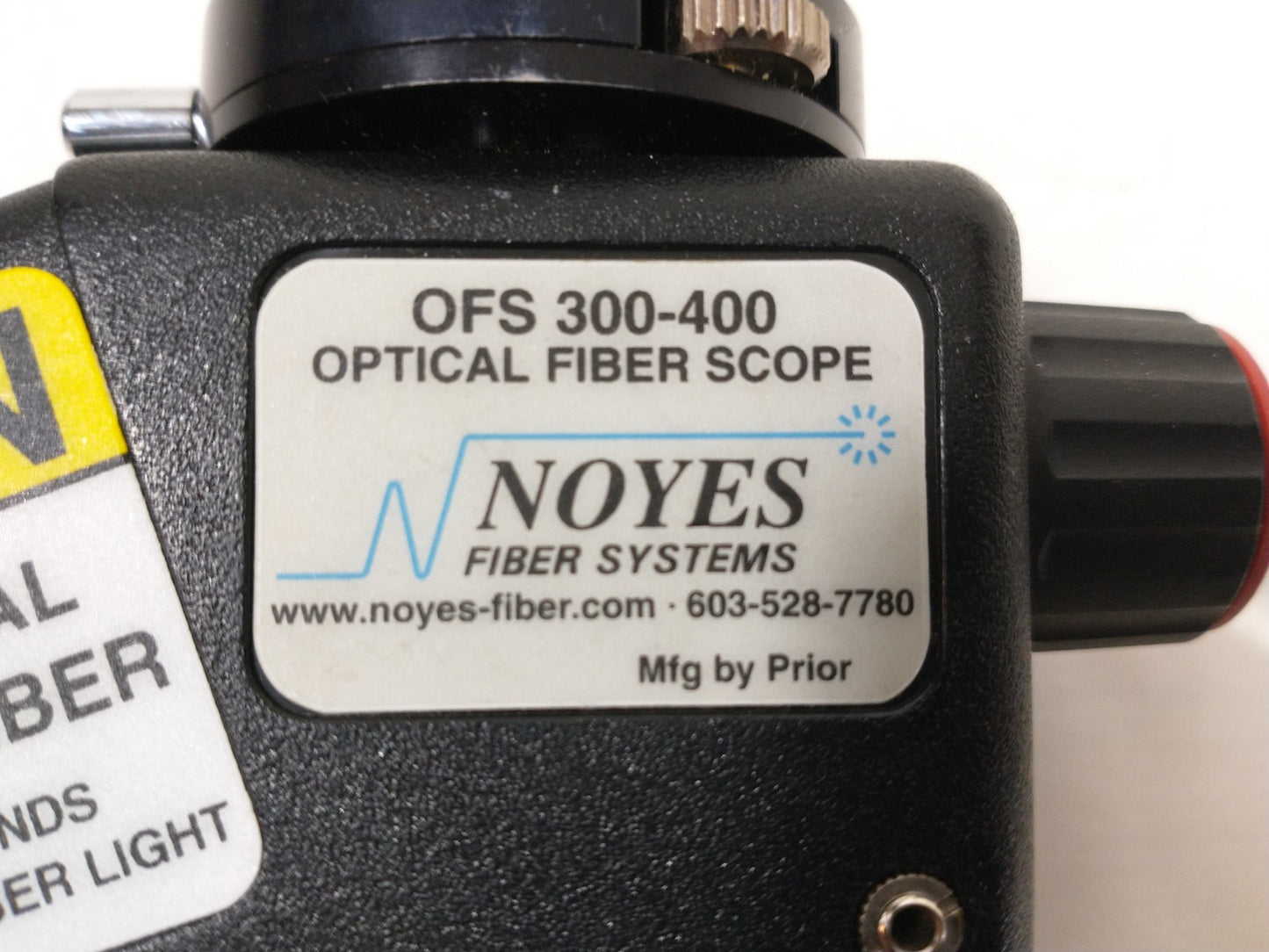 NOYES OFS 300-400 Optical Fiber Inspection Scope - Tested To Power On