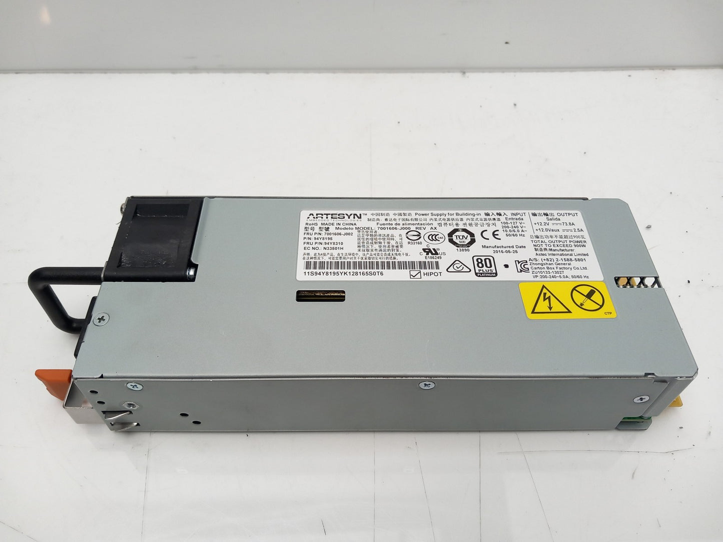 IBM Artesyn 900w Server Power Supply Unit 94Y8195
