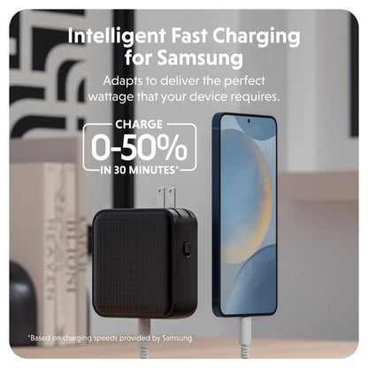 Targus HyperJuice 100W USB-C GaN Travel Charger Black HJ1002BKWWGL