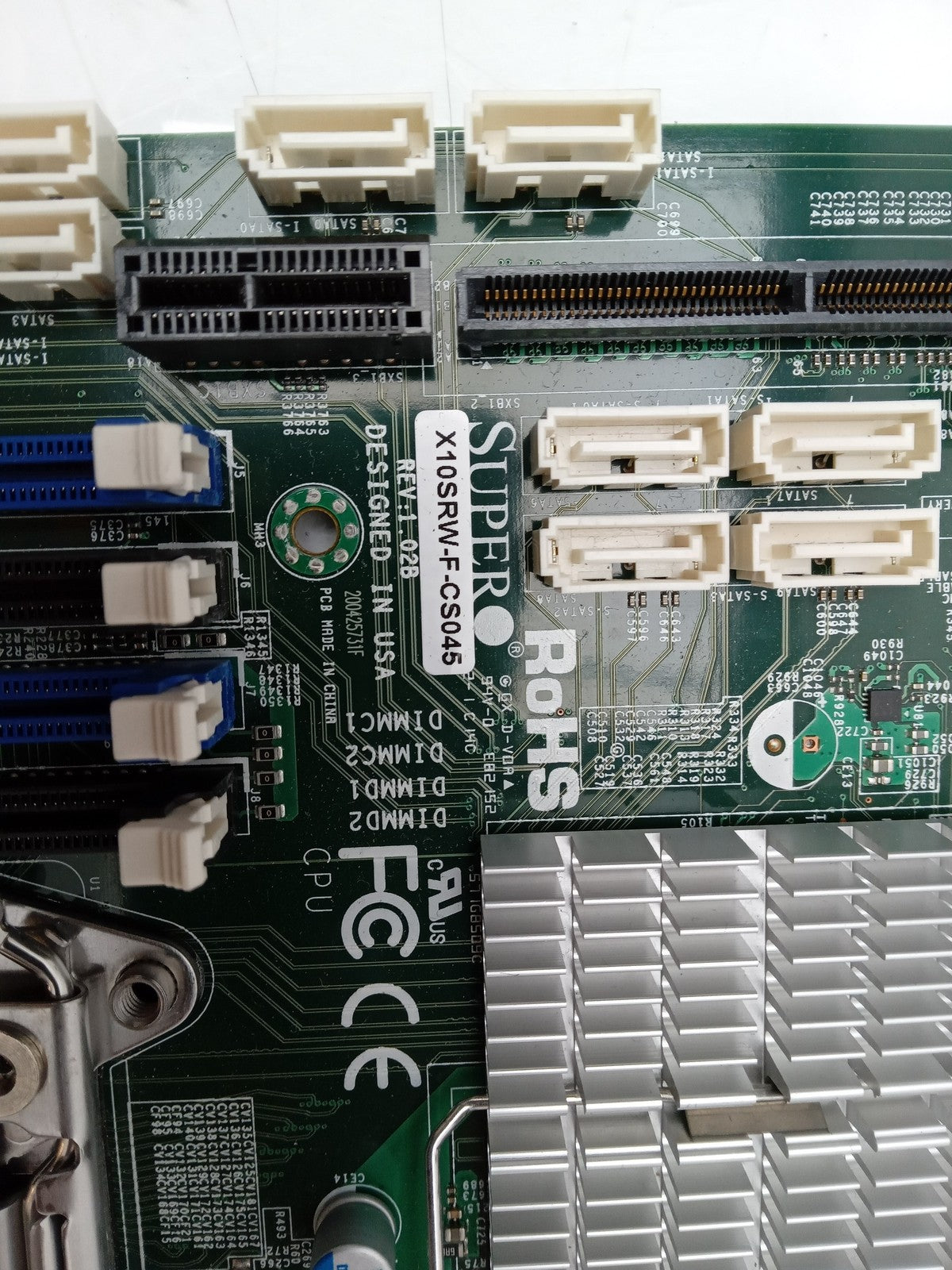 Supermicro X10SRW-F-CS045 Socket LGA2011-3 DDR4 Server Motherboard