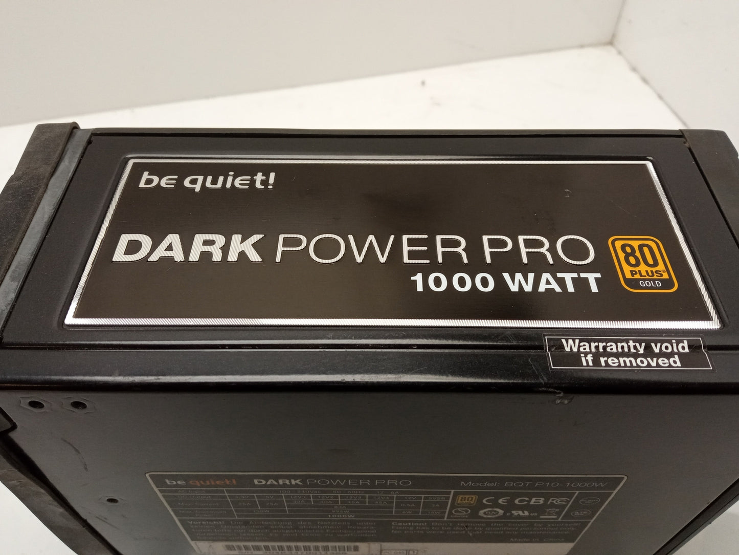 BeQuiet! Dark Power Pro 1000W ATX Modular Power Supply Unit BQT P10-1000W
