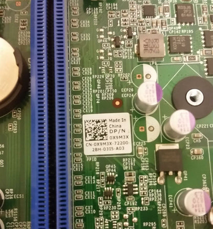 Dell Precision T1650 Socket LGA1155 Motherboard With I/O Shield 0X9M3X X9M3X