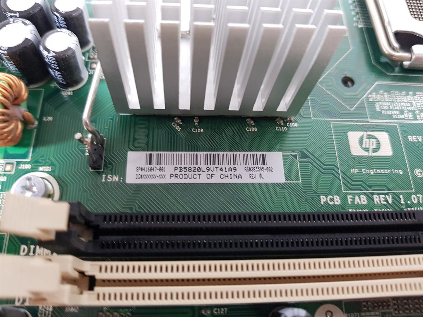 HP Workstation XW4300 Socket LGA775 DDR2 ATX Motherboard With Tray 383595-002