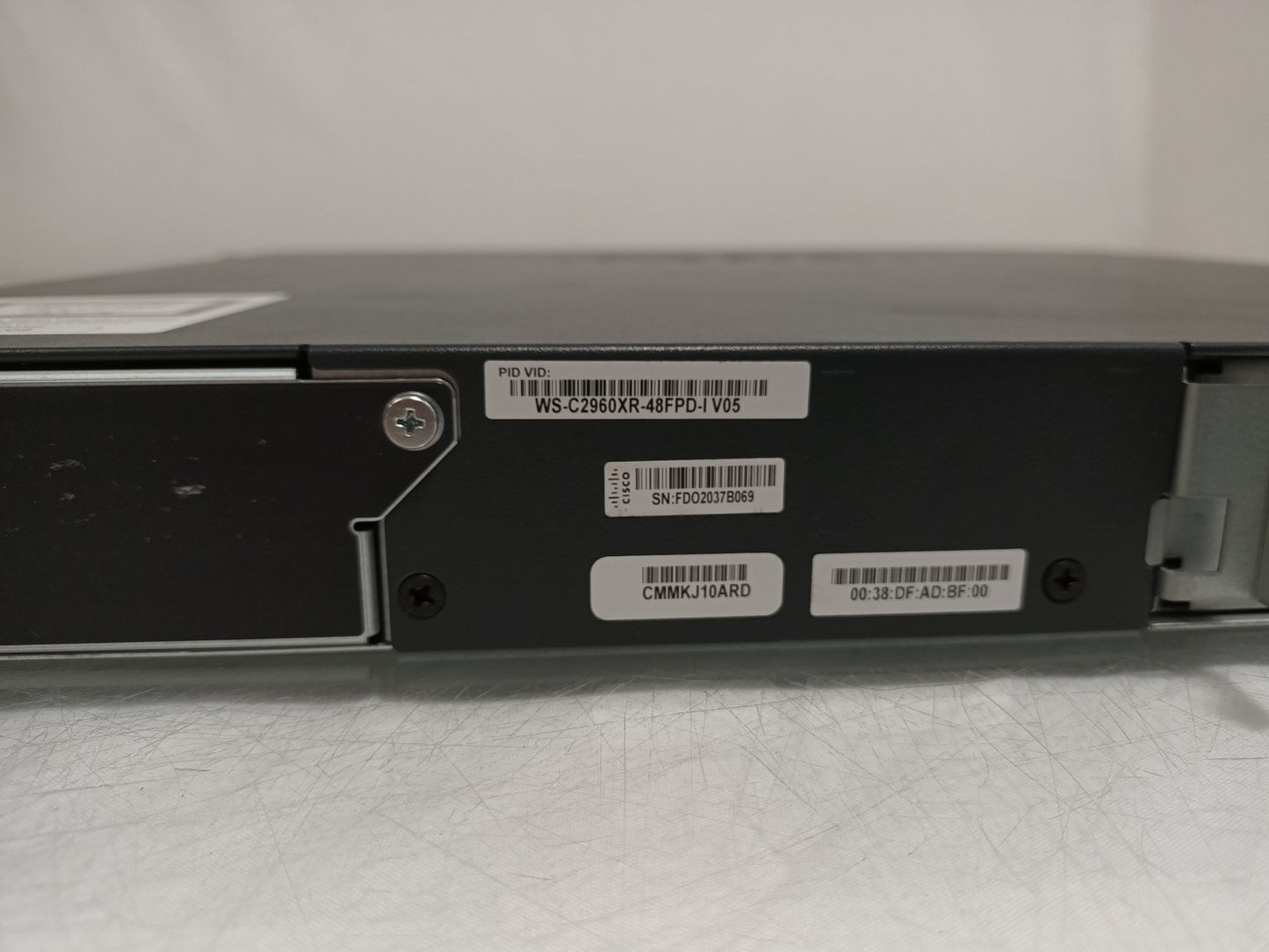 Cisco Catalyst WS-C2960XR-48FPD-I V05 48 Port PoE+ Gigabit Ethernet Switch