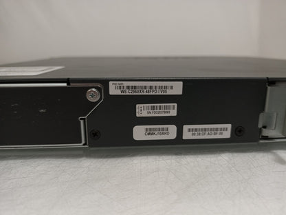 Cisco Catalyst WS-C2960XR-48FPD-I V05 48 Port PoE+ Gigabit Ethernet Switch