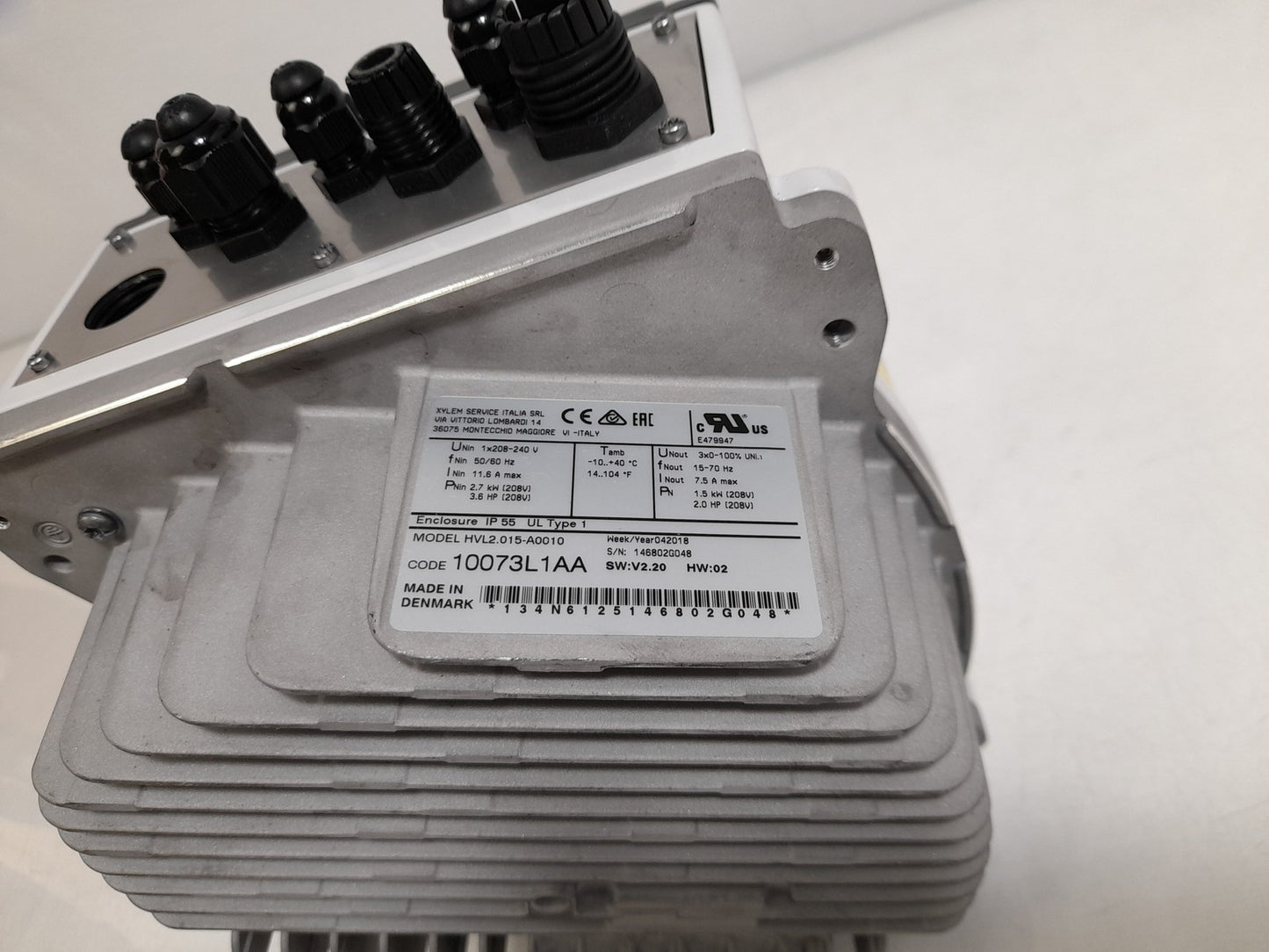 Xylem Hydrovar HVL2.015-A0010 Variable Speed Pump Drive