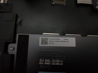 Lenovo ThinkBook 13x G2 IAP Laptop Keyboard Touchpad Palmrest Assy 5CB1H24708