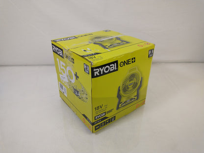 Ryobi ONE+ RF18-0 18V Cordless 3-Speed Whisper Fan - No Battery