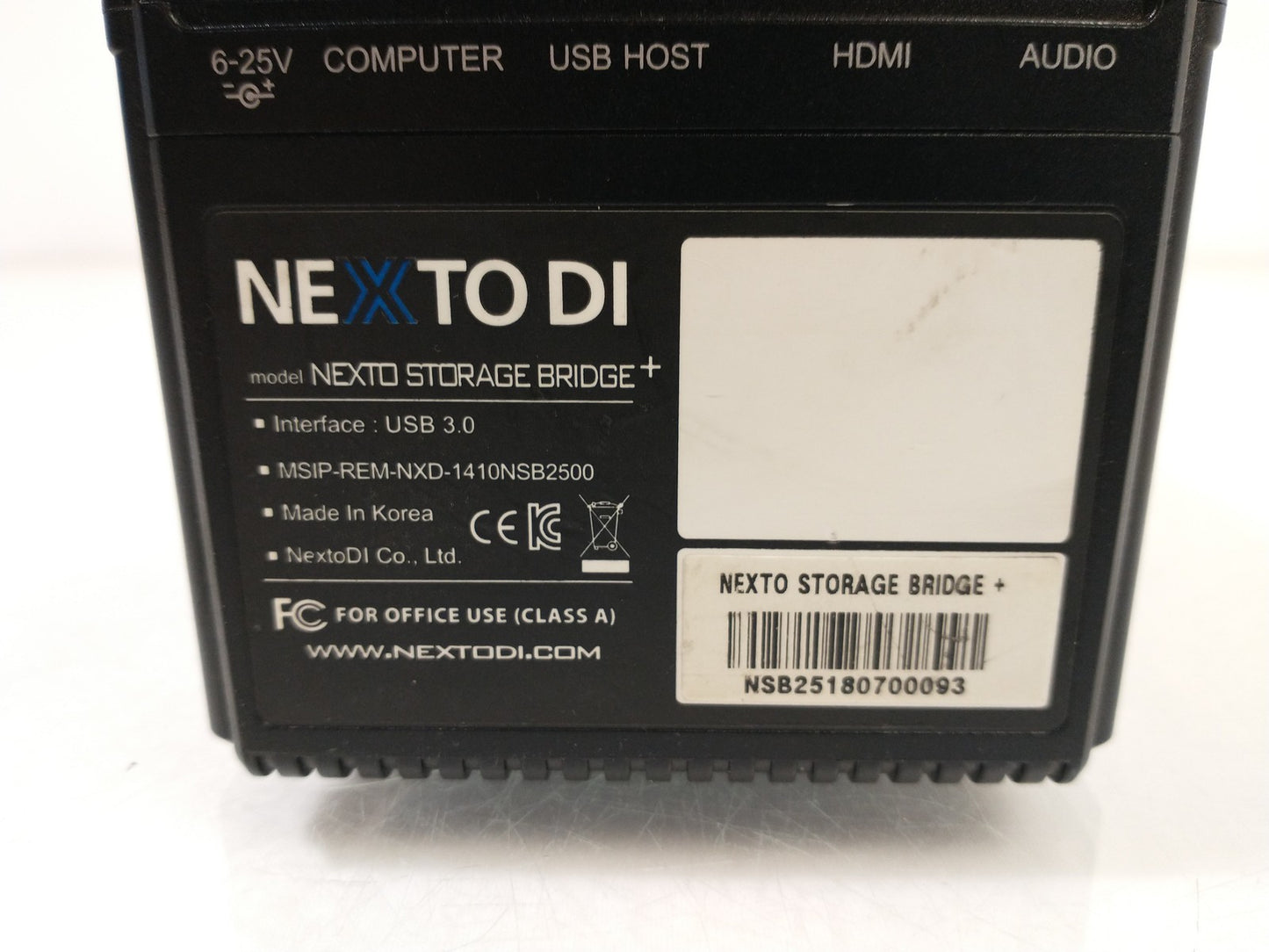 NextoDI Nexto DI Storage Bridge+ NSB-25 Video Storage Pro - Damaged USB