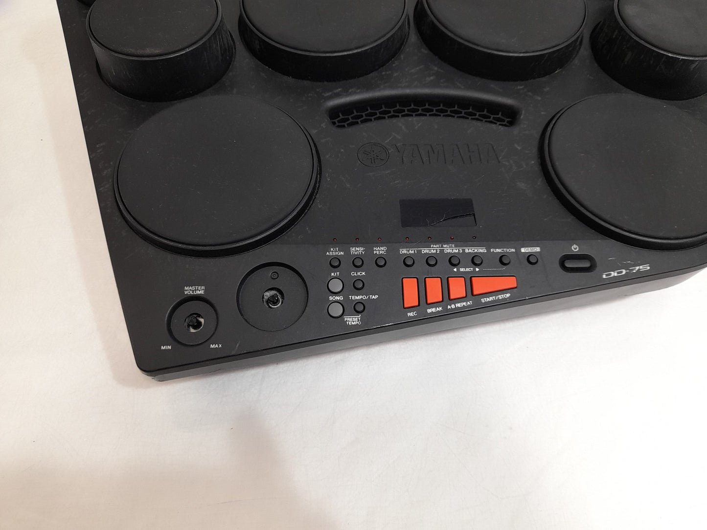 Yamaha DD-75 Electronic Drumset - Missing Dials / Cracked Display - No PSU