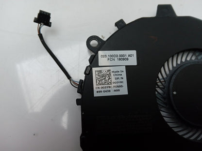 Dell Inspiron 13 7368 2-in-1 Laptop CPU Cooling Fan 0G0Y8C G0Y8C