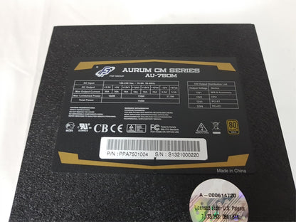 FSP Group Aurum 750W Modular ATX Power Supply Unit AU-750M
