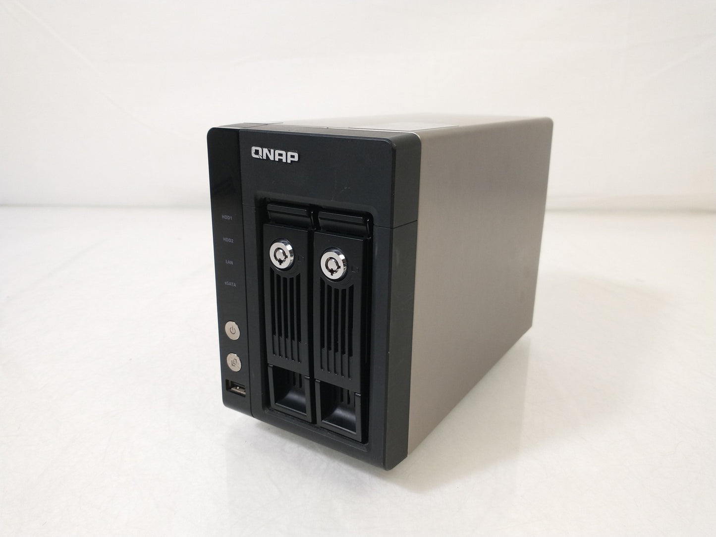 Qnap TS-239 Pro II+ 2 Bay Network Attached Storage 2TB (2x 1TB)- No Power Supply