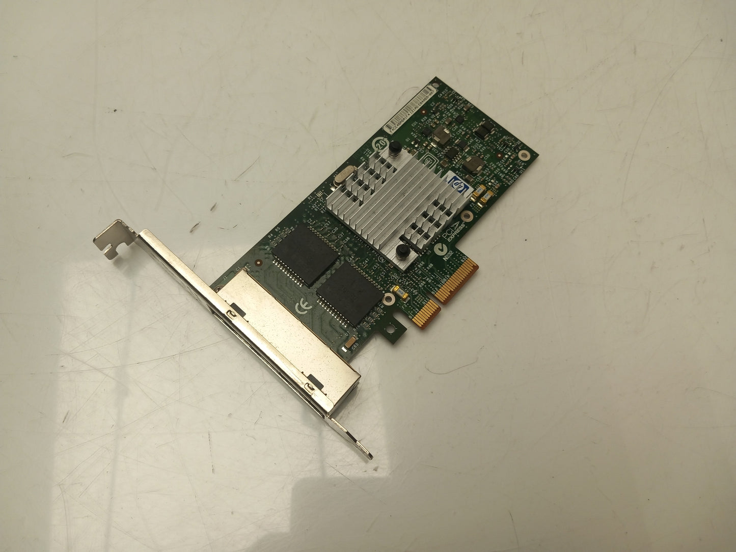 HP 4 Quad Port Gigabit Ethernet PCI -E Adaptor Card 593720-001 593743-001