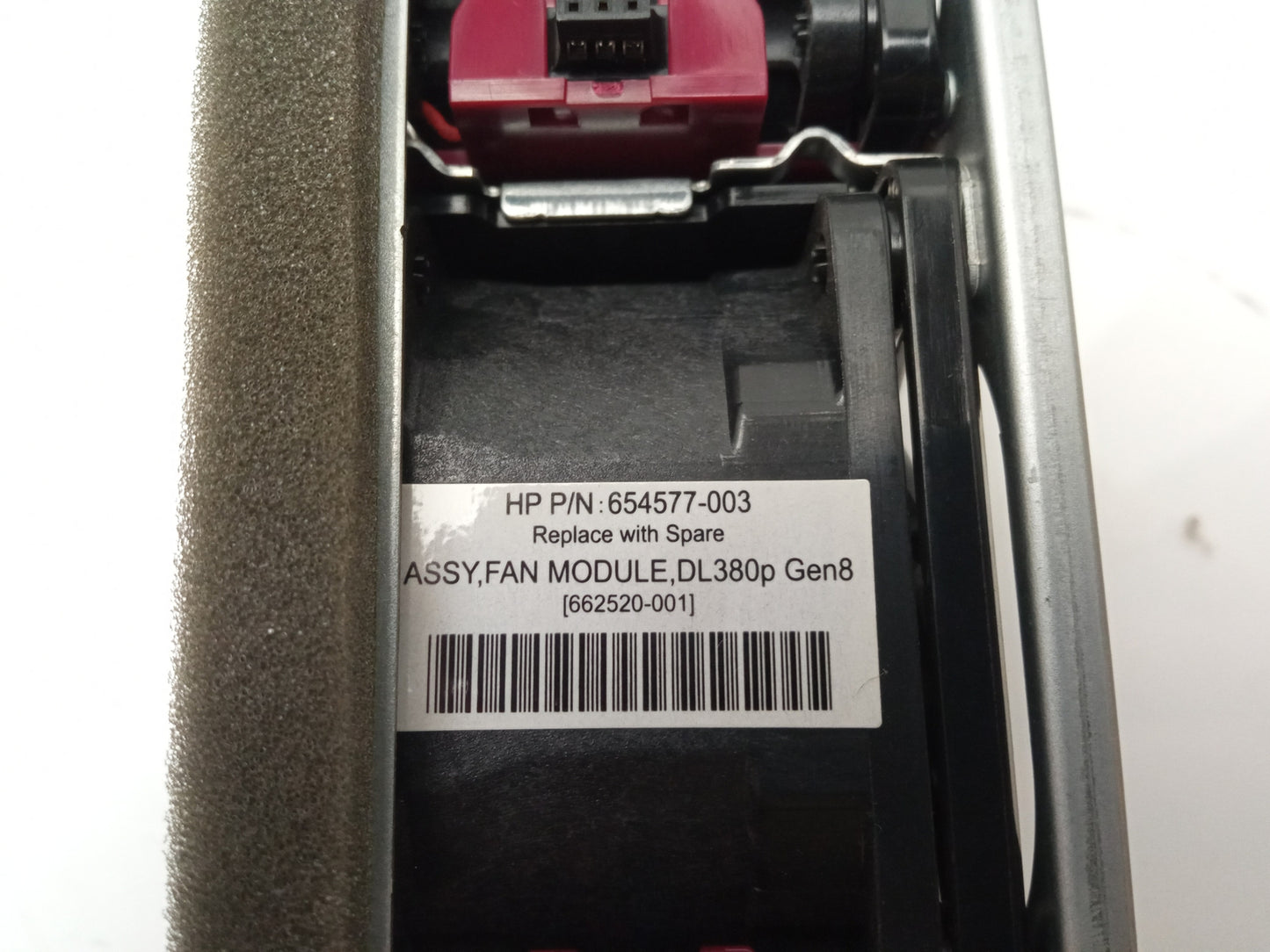 HP DL380 G8 Server Chassis Cooling Fans and Enclosure 654569-002 654577-003