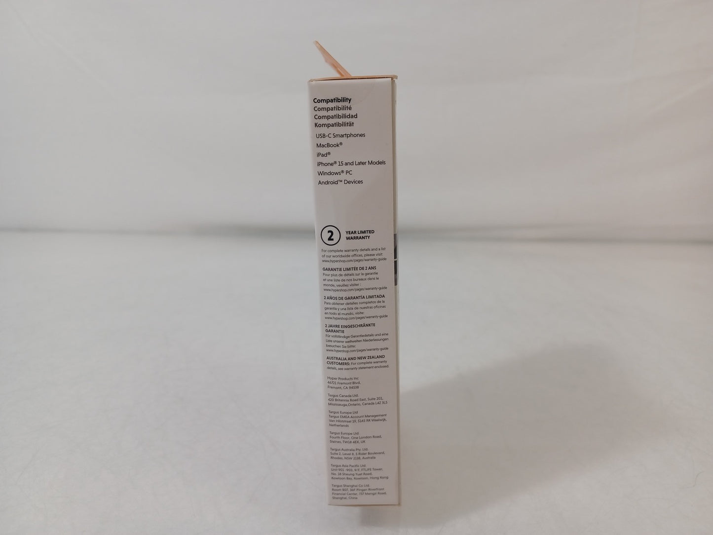 Targus HyperJuice 240W 1M Silicone USB-C to USB-C Tangle-Free Charging Cable