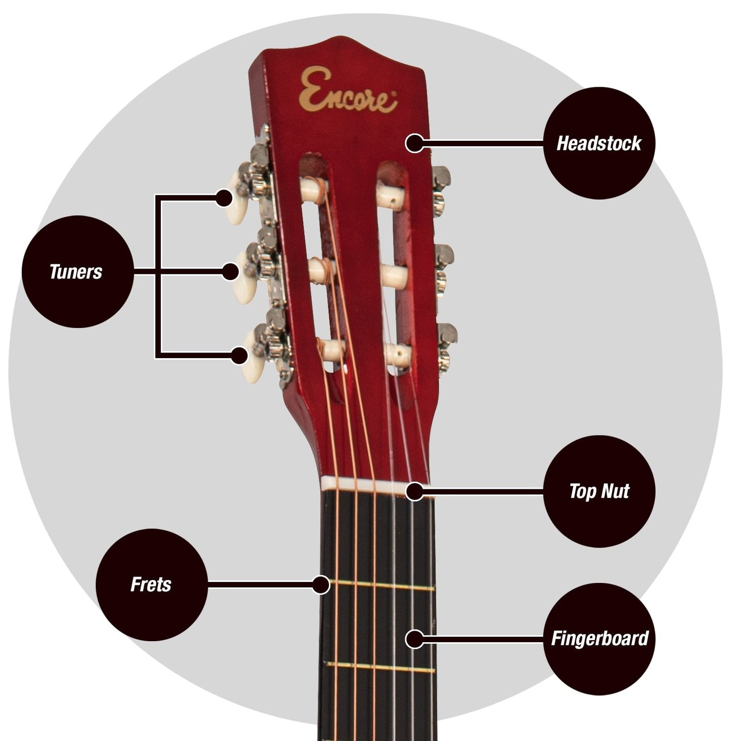 Encore Full Size Classic Guitar Pack ~ Natural