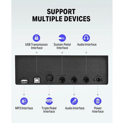 Donner DEP20 ~ 88 Keys Portable Piano - With Stand