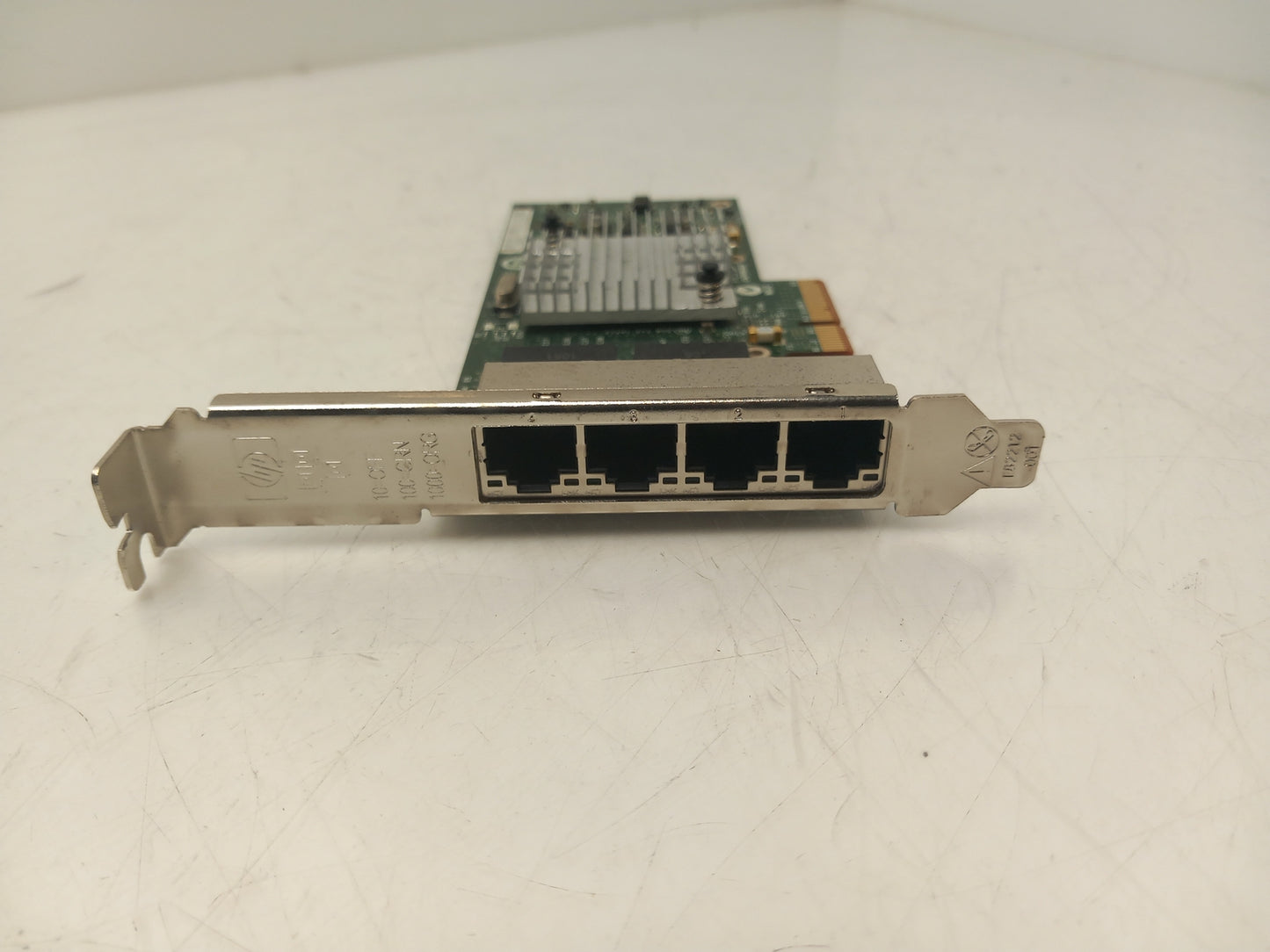 HP 4 Quad Port Gigabit Ethernet PCI -E Adaptor Card 593720-001 593743-001