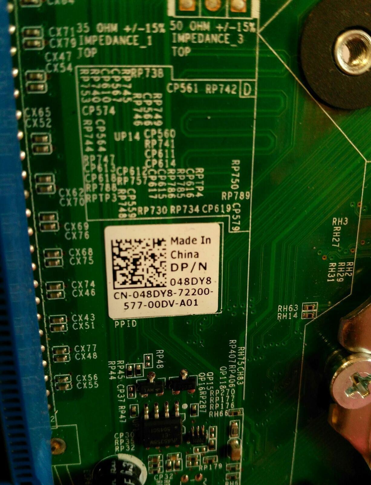 Dell Precision T1700 Socket LGA1150 Motherboard With I/O Shield 048DY8 48DY8