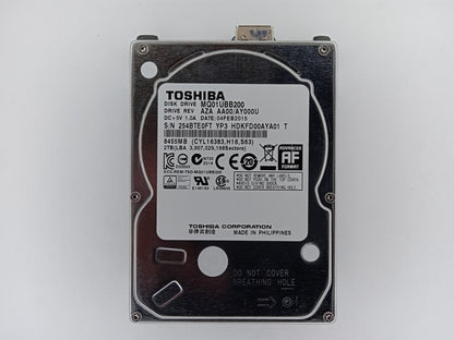 Toshiba MQ01UBB200 2TB 2.5" External USB 3.0 Hard Disk Drive HDD