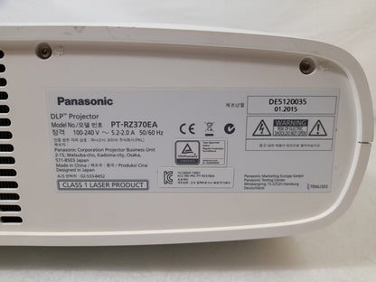 Panasonic PT-RZ370EA 1920x1080 DLP Projector - 24,717 Lamp Hours