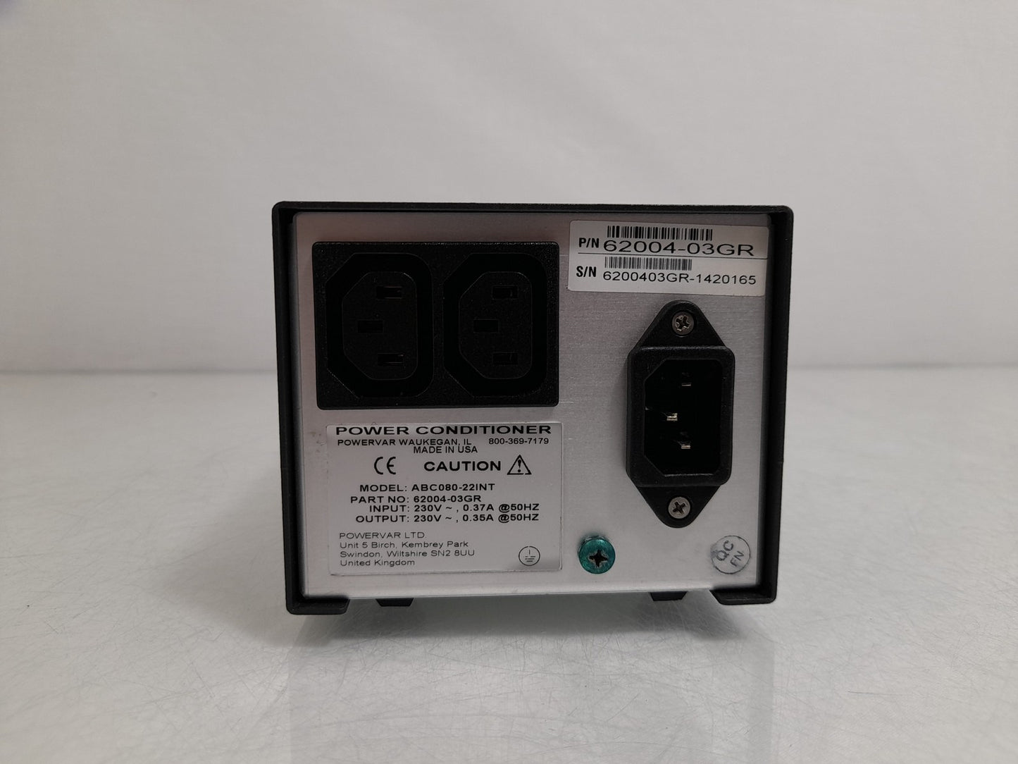 PowerVar ABC080-22INT Voltage Regulator And Power Conditioner